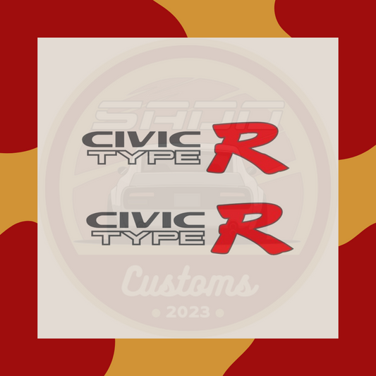 Emblema Honda Civic Type R