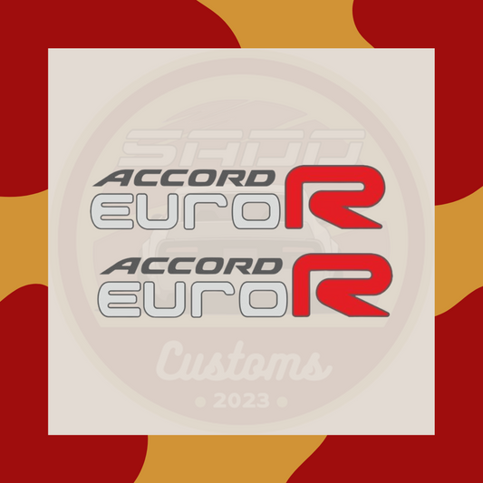 Emblema Honda Accord Euro-R