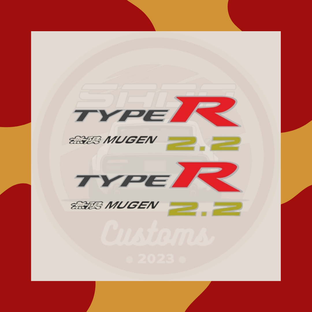 Emblema Honda Mugen Type R (K22)