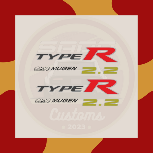 Emblema Honda Mugen Type R (K22)