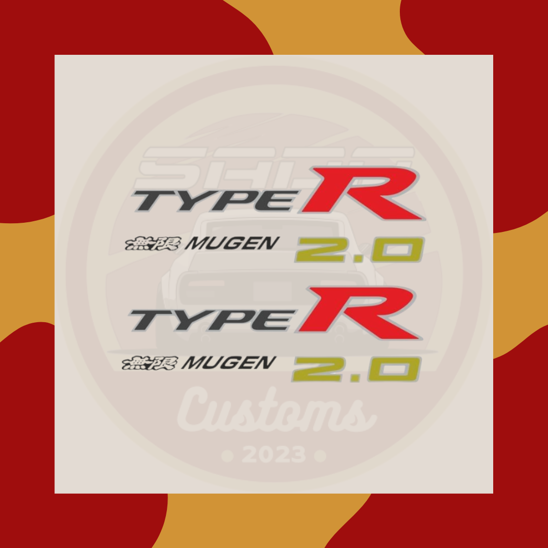Emblema Honda Mugen Type R (K20)